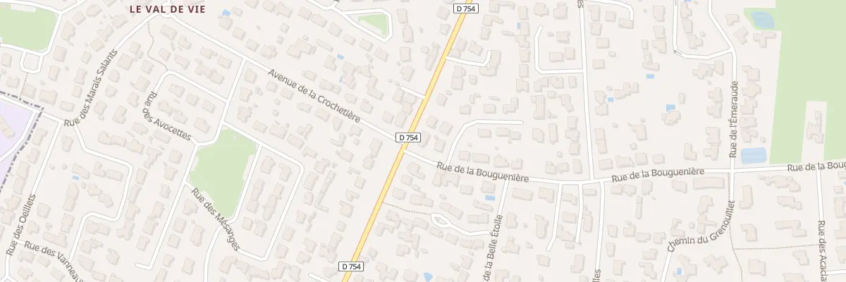 Plan du 93 Rue de nantes au Fenouiller