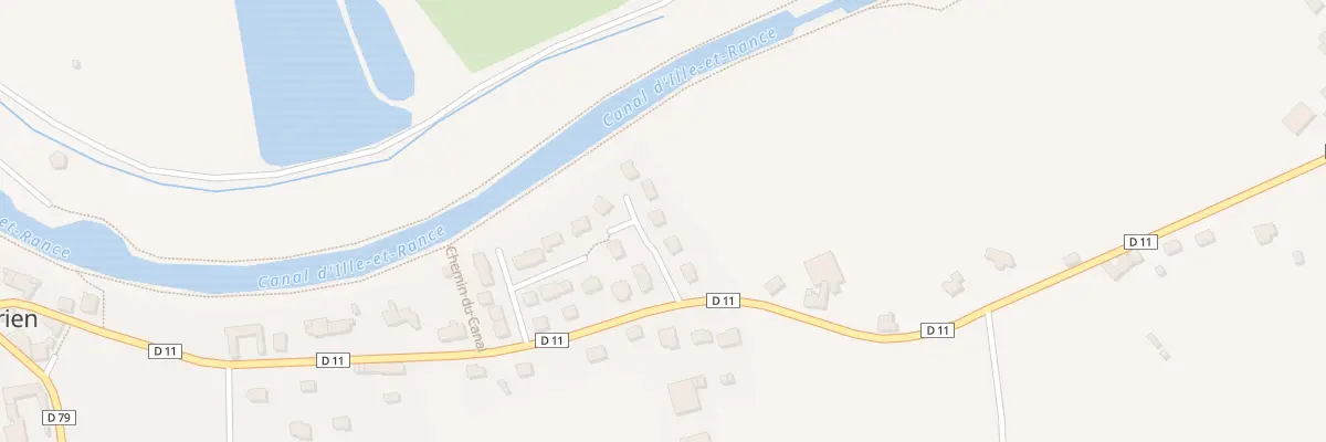 Plan du 6 Imp de la Carriere à Trévérien