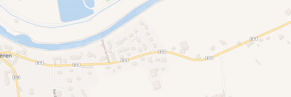 Plan du 3 Imp de la Carriere à Trévérien