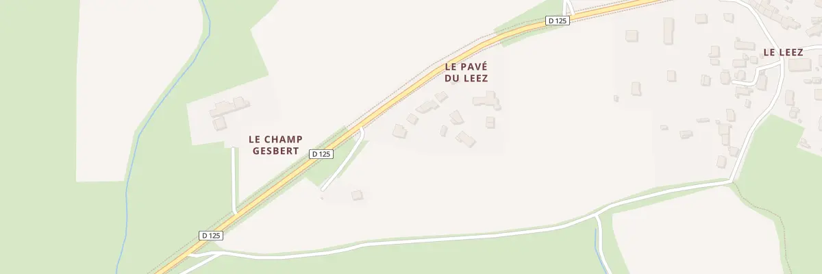 Plan du 5574 Le Champ Gesbert à Breteil