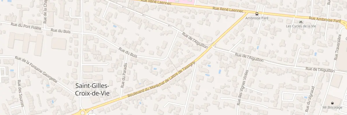 Plan du 38 Rue du bois à Saint-Gilles-Croix-de-Vie