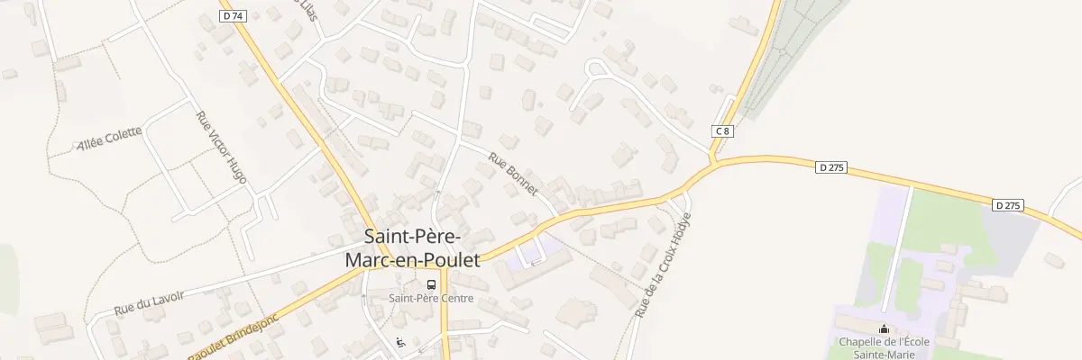 Plan du 6 Rue Bonnet à Saint-Père-Marc-en-Poulet