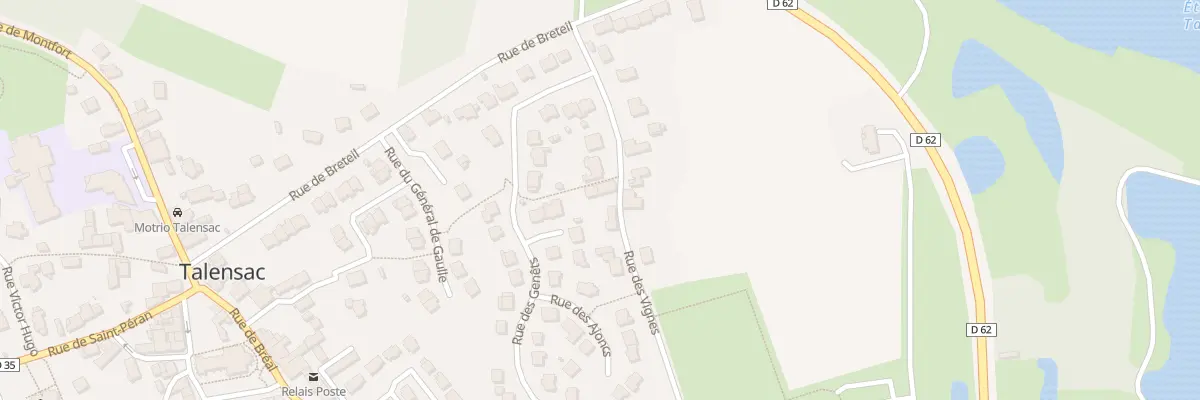 Plan du 8 Rue des Vignes à Talensac