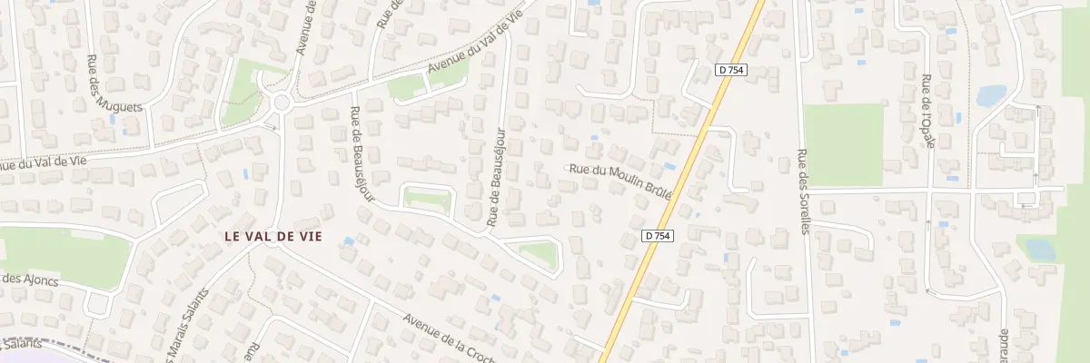 Plan du 9 Rue du moulin brule au Fenouiller
