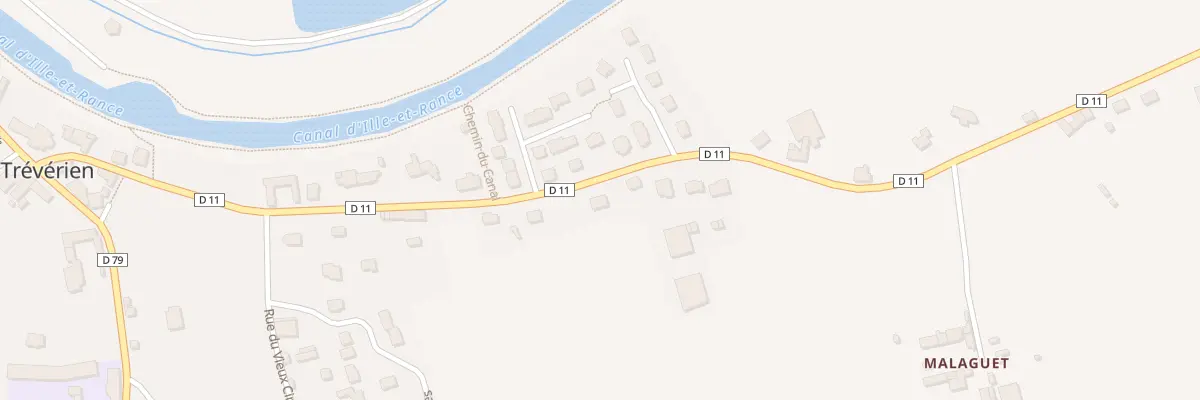 Plan du 18 Rue Docmaël à Trévérien