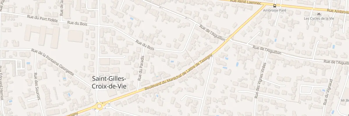Plan du 34 Rue du bois à Saint-Gilles-Croix-de-Vie