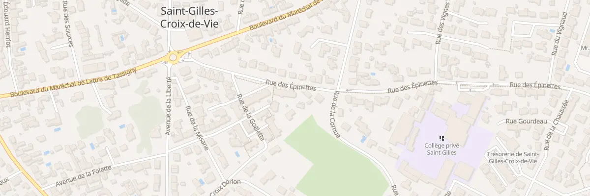 Plan du 10 Rue des épinettes à Saint-Gilles-Croix-de-Vie