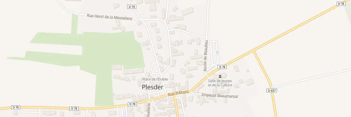 Plan du 4 Rue du Jerzual à Plesder