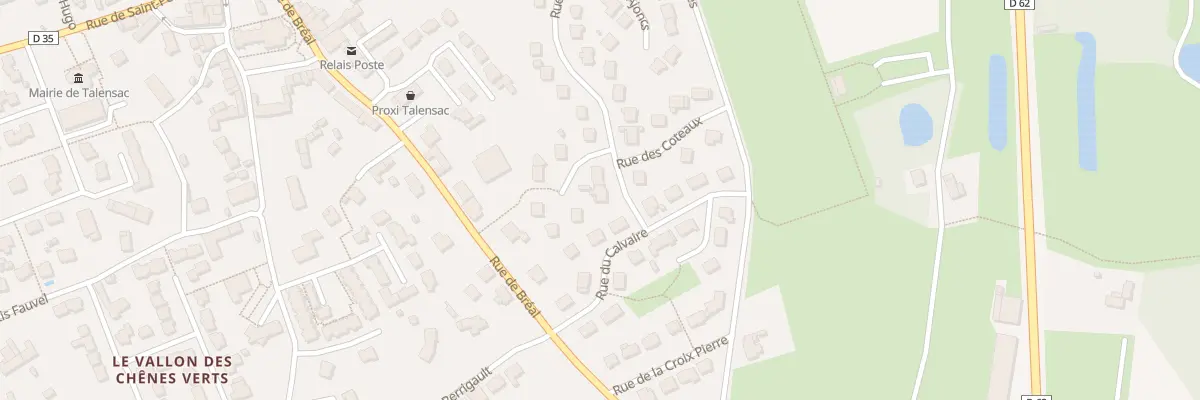 Plan du 2 Rue des Genêts à Talensac