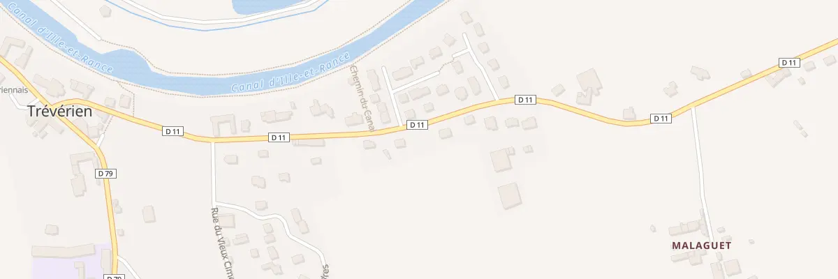 Plan du 18B Rue Docmaël à Trévérien