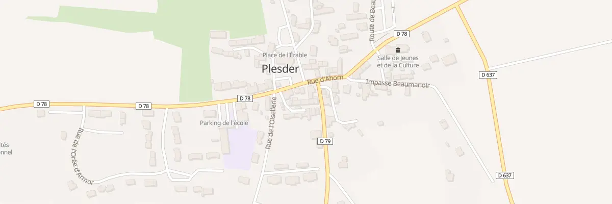 Plan du 3 Imp du Fournil à Plesder