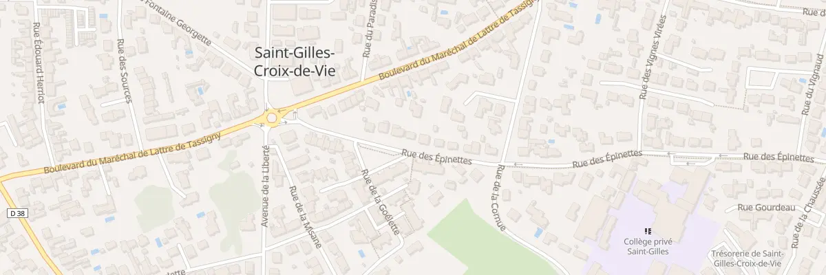 Plan du 17 Rue des épinettes à Saint-Gilles-Croix-de-Vie