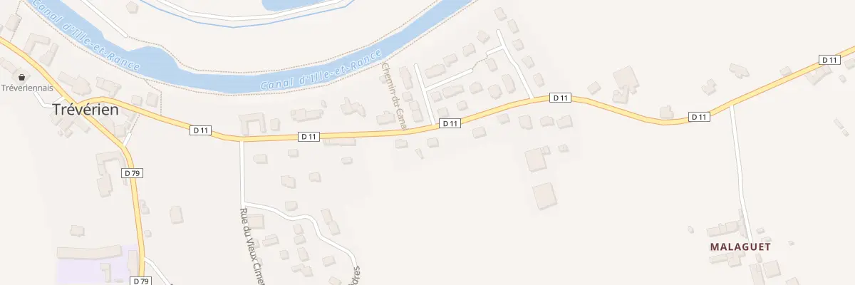 Plan du 16 Rue Docmaël à Trévérien