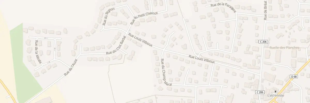 Plan du 21 Rue du Champ Mace à Pleumeleuc
