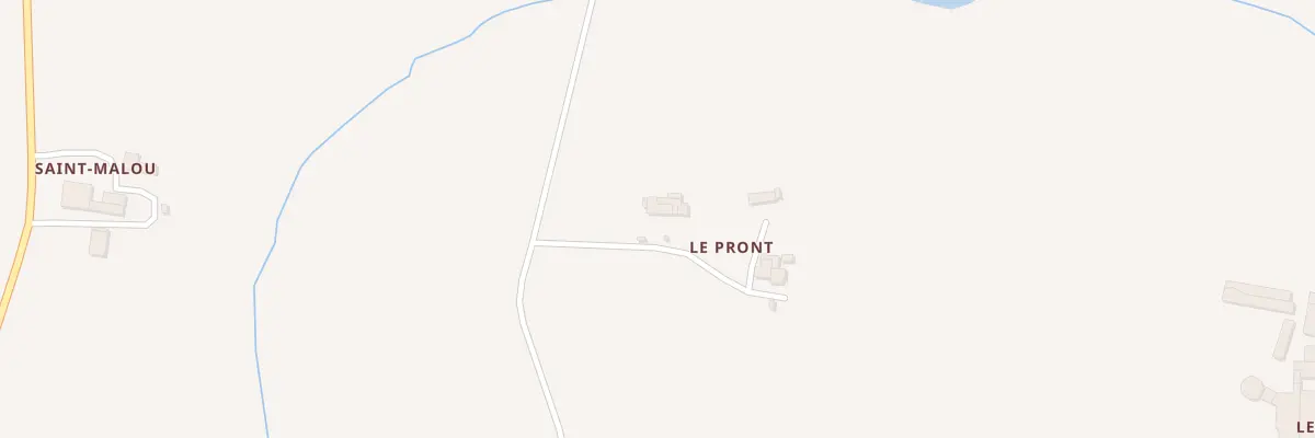 Plan du 9 Le Pront à Miniac-sous-Bécherel