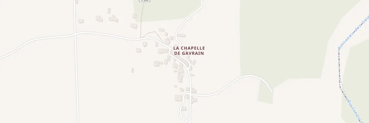 Plan du 16 La Chapelle de Gavrain à Renac
