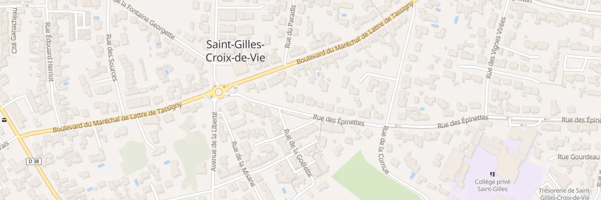 Plan du 13 Rue des épinettes à Saint-Gilles-Croix-de-Vie
