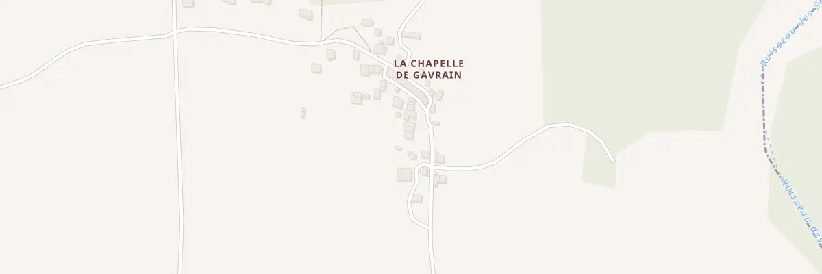 Plan du 26 La Chapelle de Gavrain à Renac