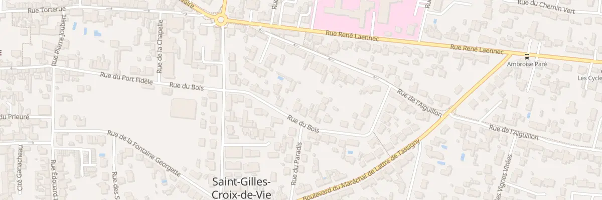 Plan du 25 Rue du bois à Saint-Gilles-Croix-de-Vie