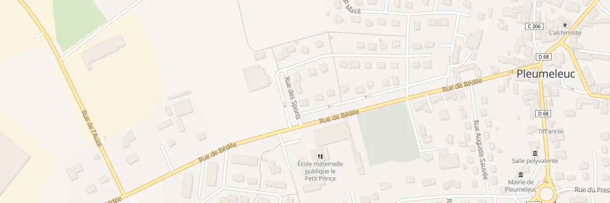 Plan du 30 Rue de Bédée à Pleumeleuc