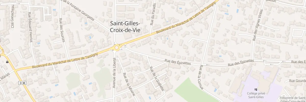 Plan du 11 Rue des épinettes à Saint-Gilles-Croix-de-Vie