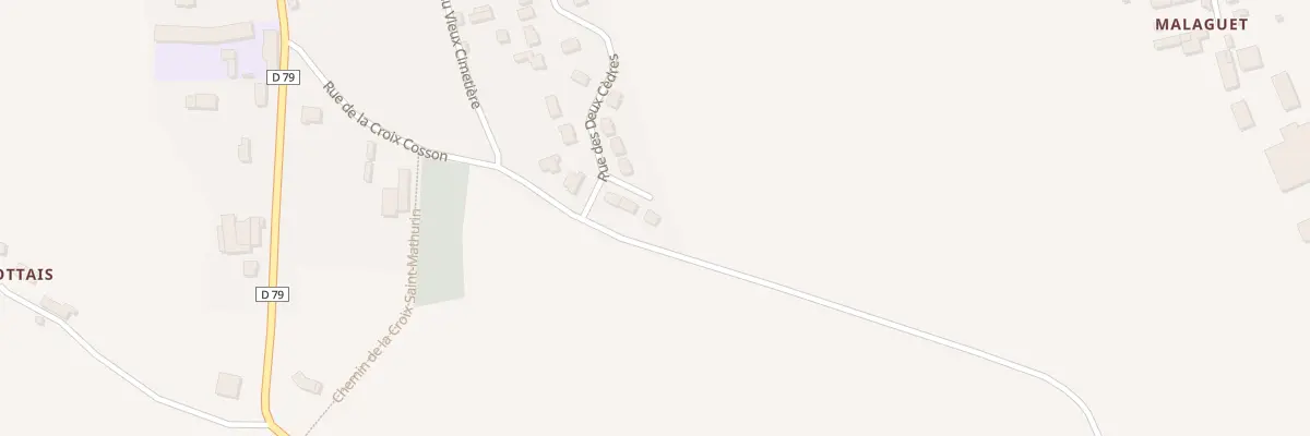 Plan du 21 Rue des deux cèdres à Trévérien