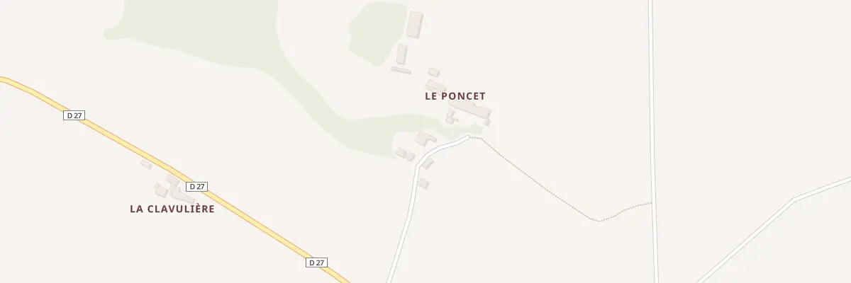 Plan du 3 Le Ponset à Miniac-sous-Bécherel