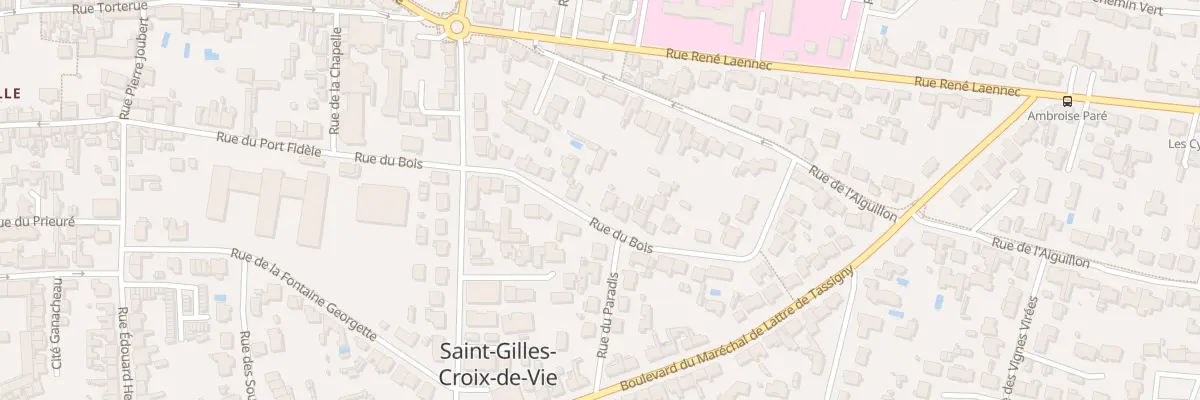 Plan du 23 Rue du bois à Saint-Gilles-Croix-de-Vie