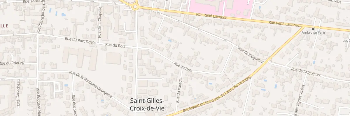 Plan du 23B Rue du bois à Saint-Gilles-Croix-de-Vie