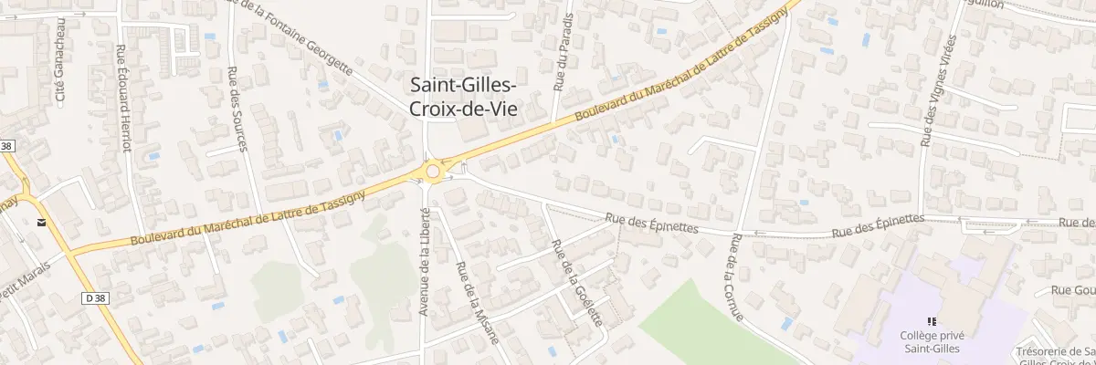 Plan du 9 Rue des épinettes à Saint-Gilles-Croix-de-Vie