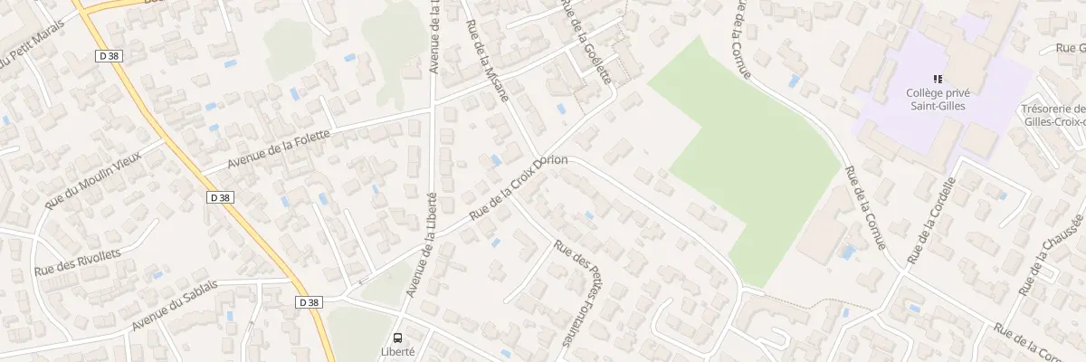 Plan du 20 Rue de la croix d’orion à Saint-Gilles-Croix-de-Vie