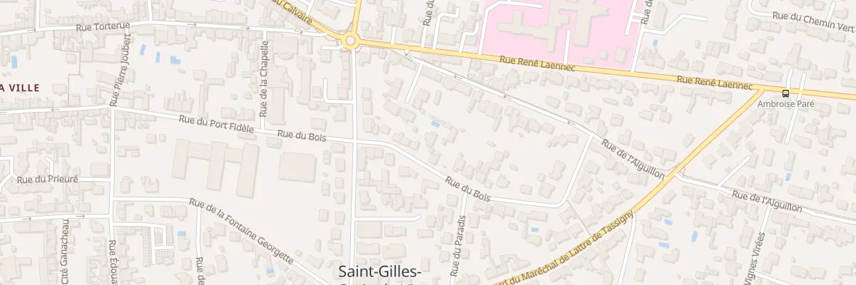 Plan du 19 Rue du bois à Saint-Gilles-Croix-de-Vie