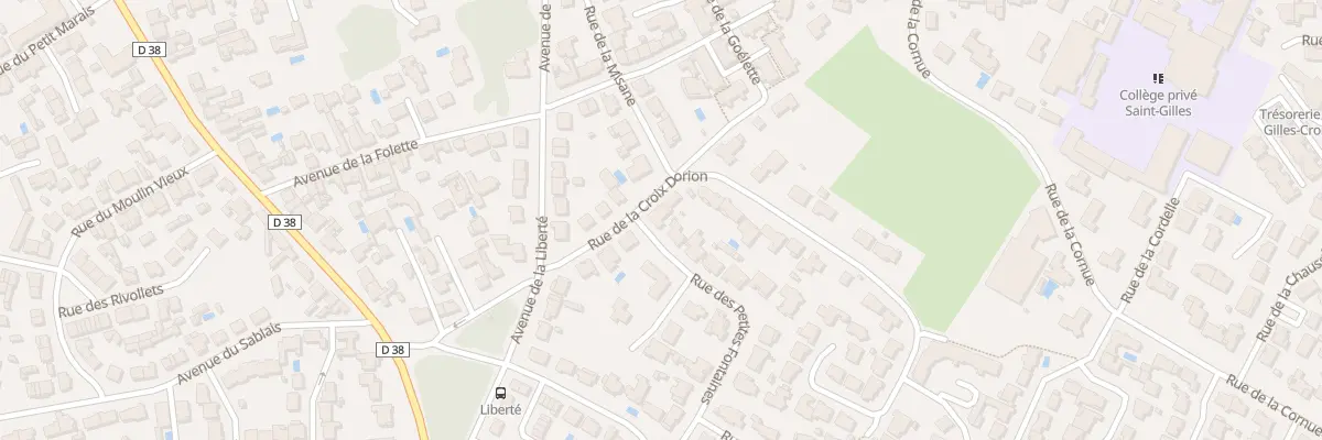 Plan du 18 Rue de la croix d’orion à Saint-Gilles-Croix-de-Vie