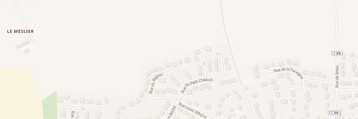 Plan du 8 Rue du Bignon à Pleumeleuc