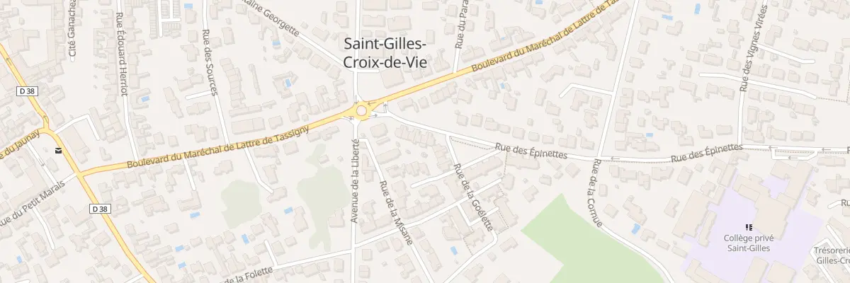 Plan du 6 Rue des épinettes à Saint-Gilles-Croix-de-Vie