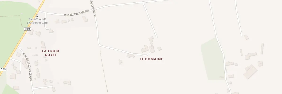 Plan du 5424 Le Domaine à Saint-Thurial