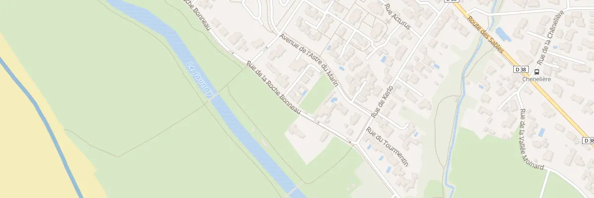 Plan du 87 Rue de la roche bonneau à Saint-Gilles-Croix-de-Vie