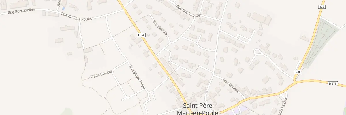 Plan du 12 All des Petits Champs à Saint-Père-Marc-en-Poulet