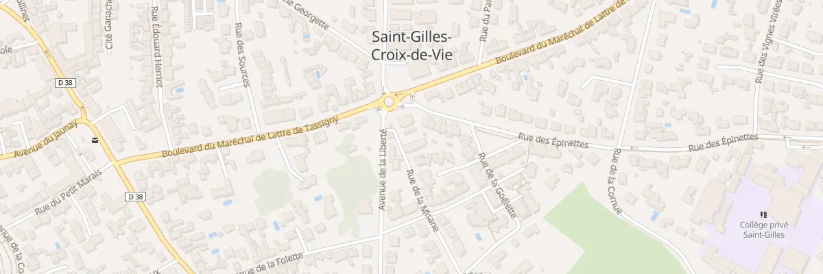 Plan du 2 Rue des épinettes à Saint-Gilles-Croix-de-Vie