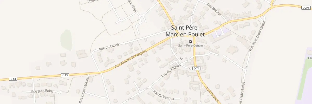 Plan du 7 Rue Raoulet Brindejonc à Saint-Père-Marc-en-Poulet