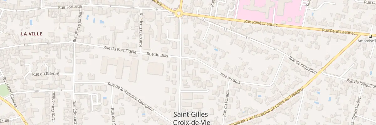 Plan du 10 Rue du bois à Saint-Gilles-Croix-de-Vie