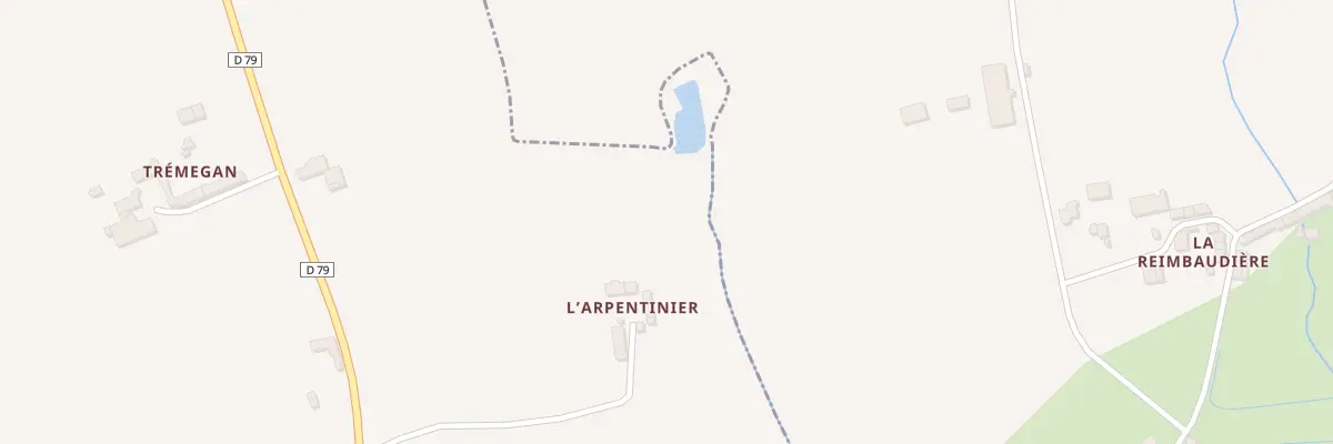 Plan du 5009A Arpentinier à Trévérien