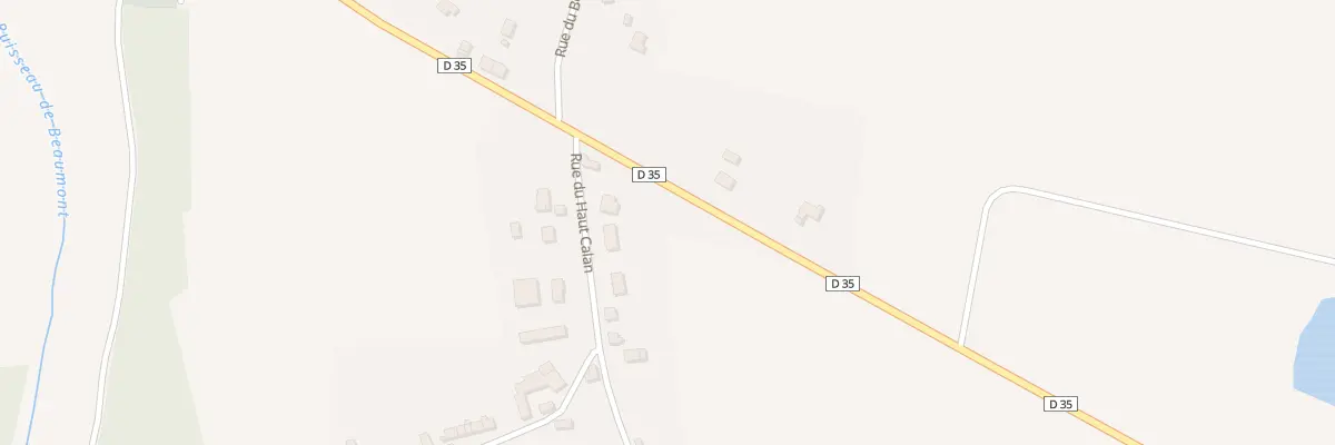 Plan du 3 Rue du Haut Calan Le Dresny à Plessé