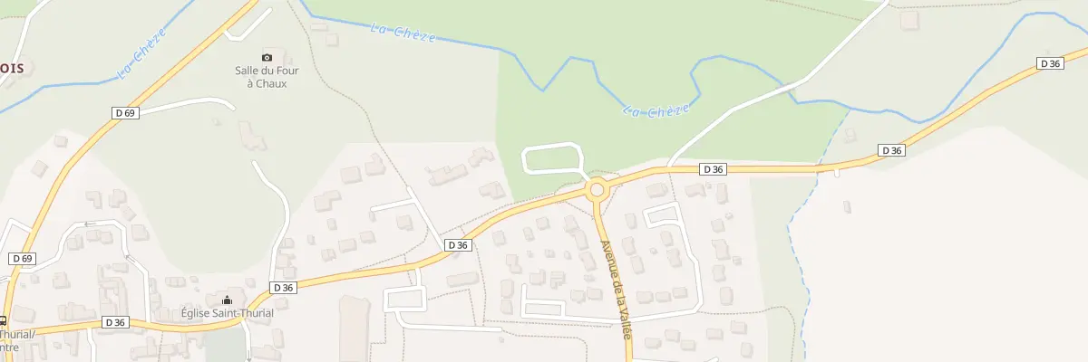 Plan du 14 All du Coteau à Saint-Thurial
