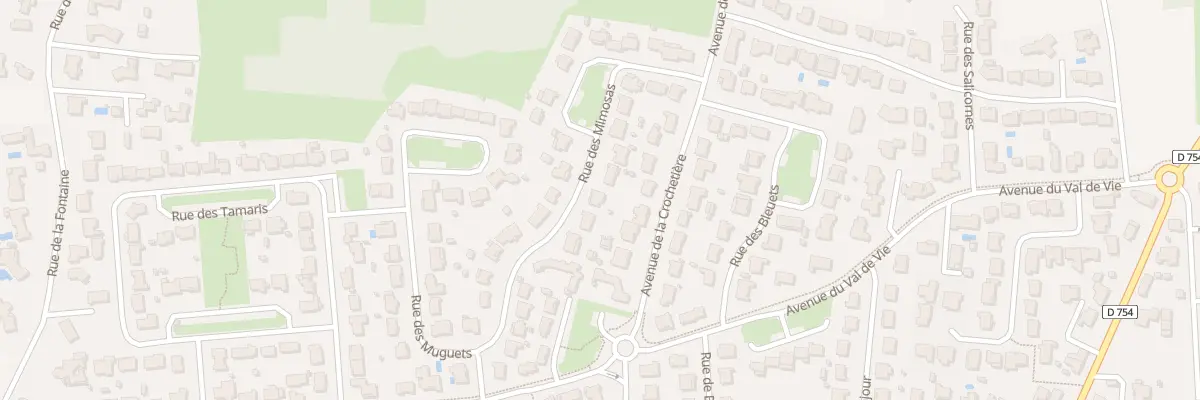 Plan du 10 Rue des mimosas au Fenouiller