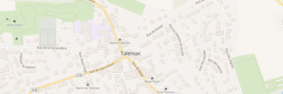 Plan du 4 Rue de Breteil à Talensac