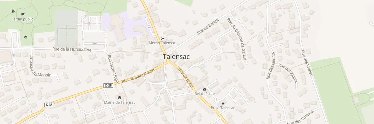 Plan du 5 Rue de Bréal à Talensac