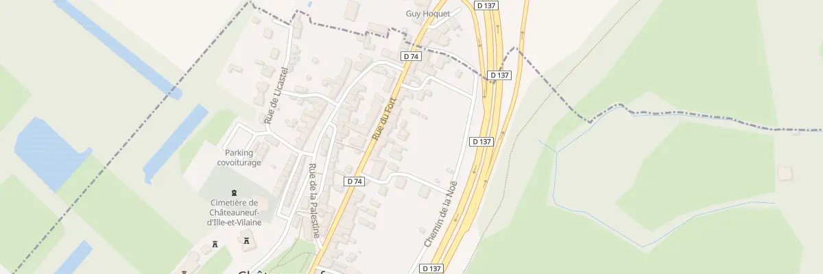 Plan du 21 Rue du Fort à Châteauneuf-d’Ille-et-Vilaine