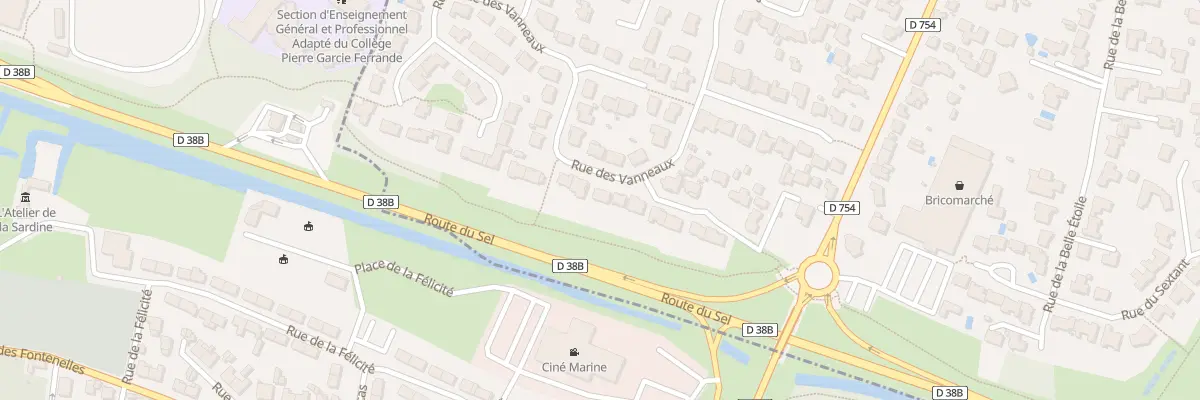 Plan du 24 Rue des vanneaux au Fenouiller