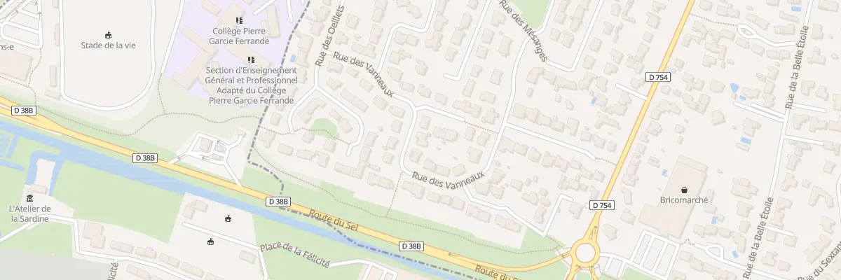 Plan du 13 Rue des vanneaux au Fenouiller